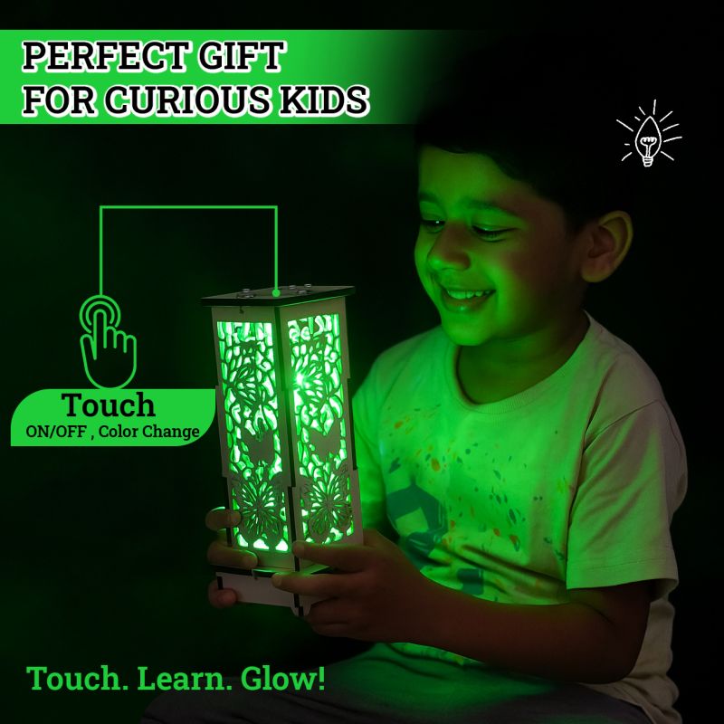 DIY Decorative Lamp Butterfly STEAM Kit | Fun Educational Gift for Kids 8+